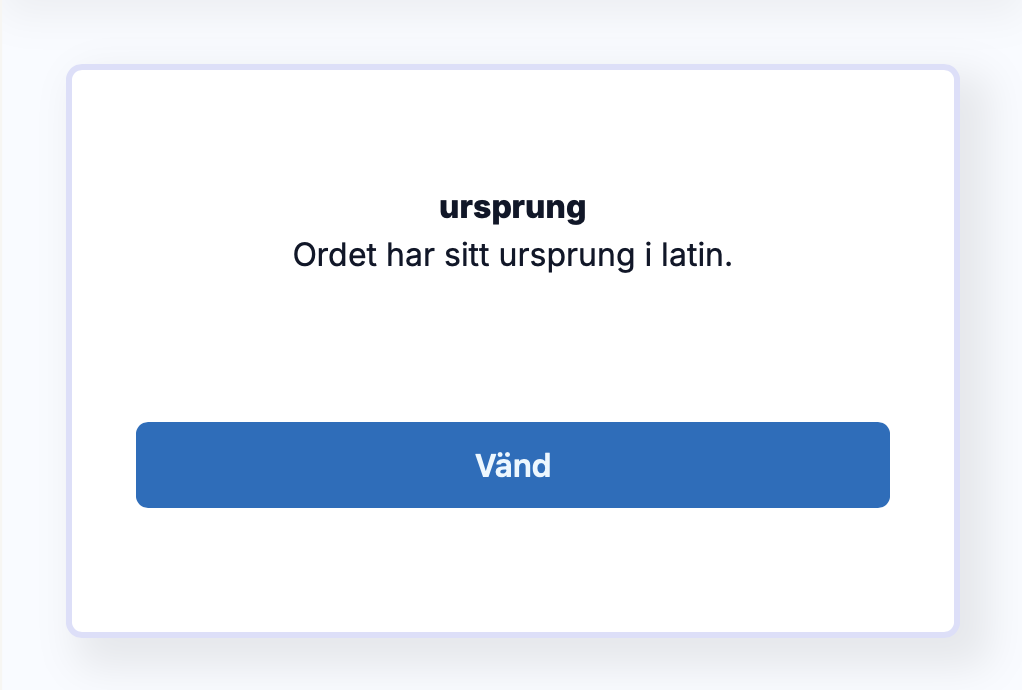 Online flashcards for book Det forsvunna brevet